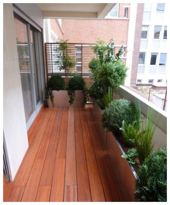 送的2北阳台洗衣晾晒用不上铺防腐木撒鹅卵石简单漂亮