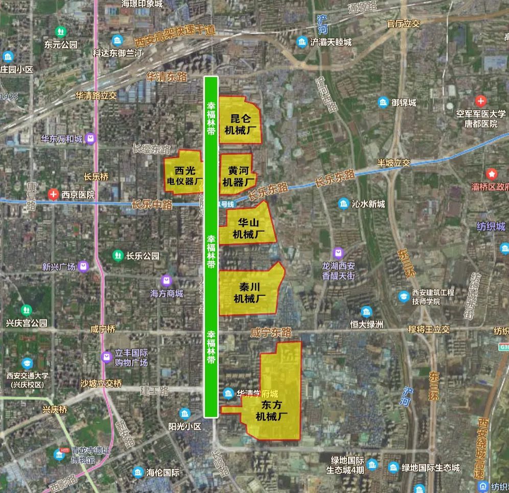 西安幸福林带综合改造终于再启动,只有46亩一点都不过瘾_腾讯新闻