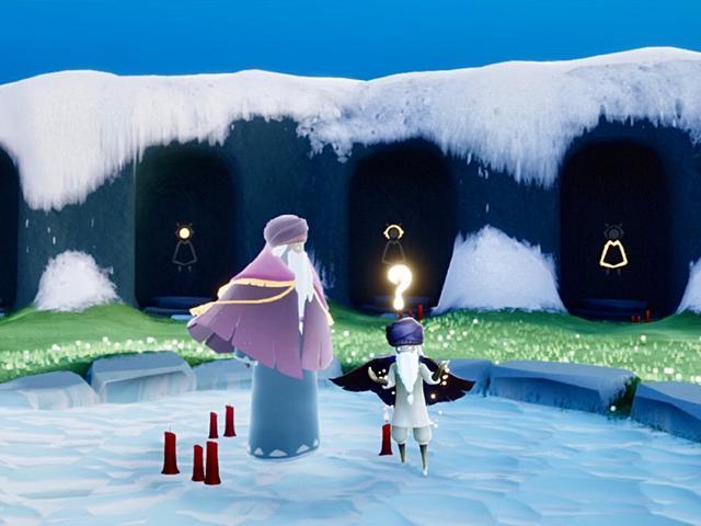 光遇本周复刻魔法季问号先祖他用复刻动作表现了玩家的迷惑