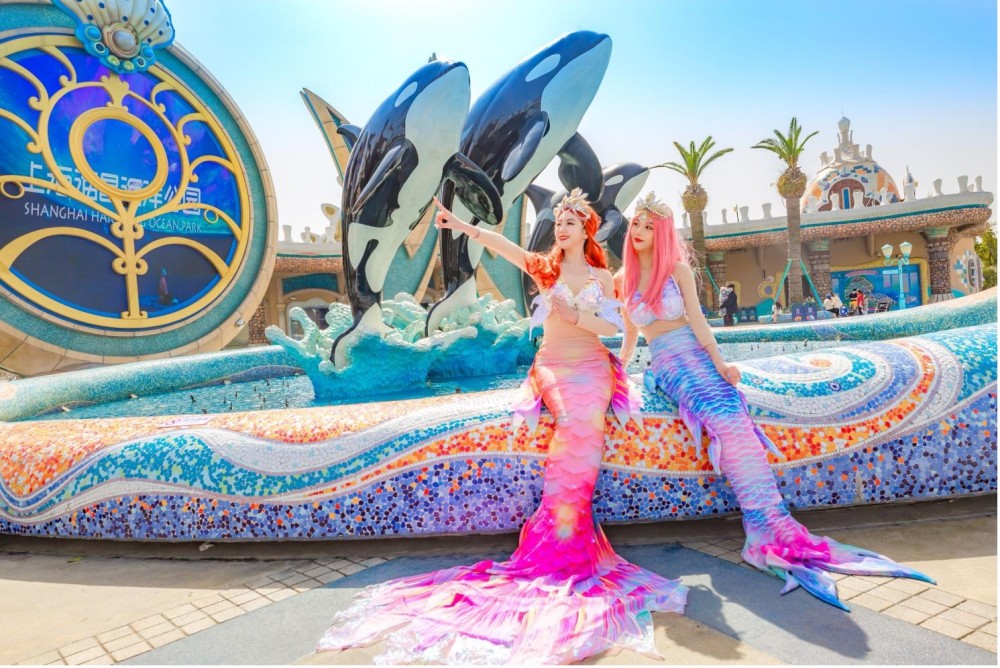 海昌海洋公园开启“美人鱼欢乐季”，你想看的海洋动物这里都有，还能体验“美人鱼潜”_腾讯新闻