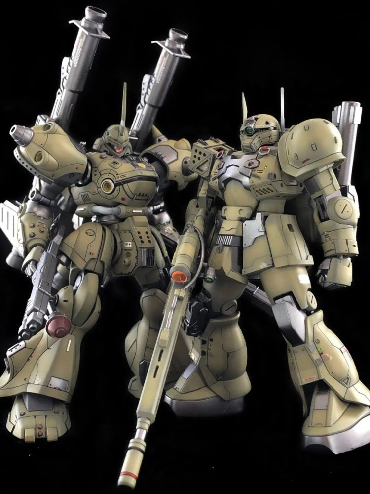 两兄弟同时完成狙击型扎古1京宝樊细化改造