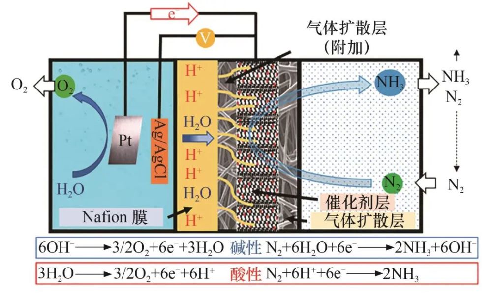 清華大學劉恆源/徐建鴻:電催化氮還原合成氨電化學系統研究進展_騰訊