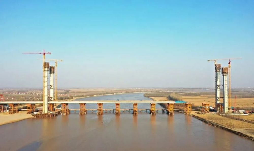 最新进展滨州这一黄河大桥全面提速