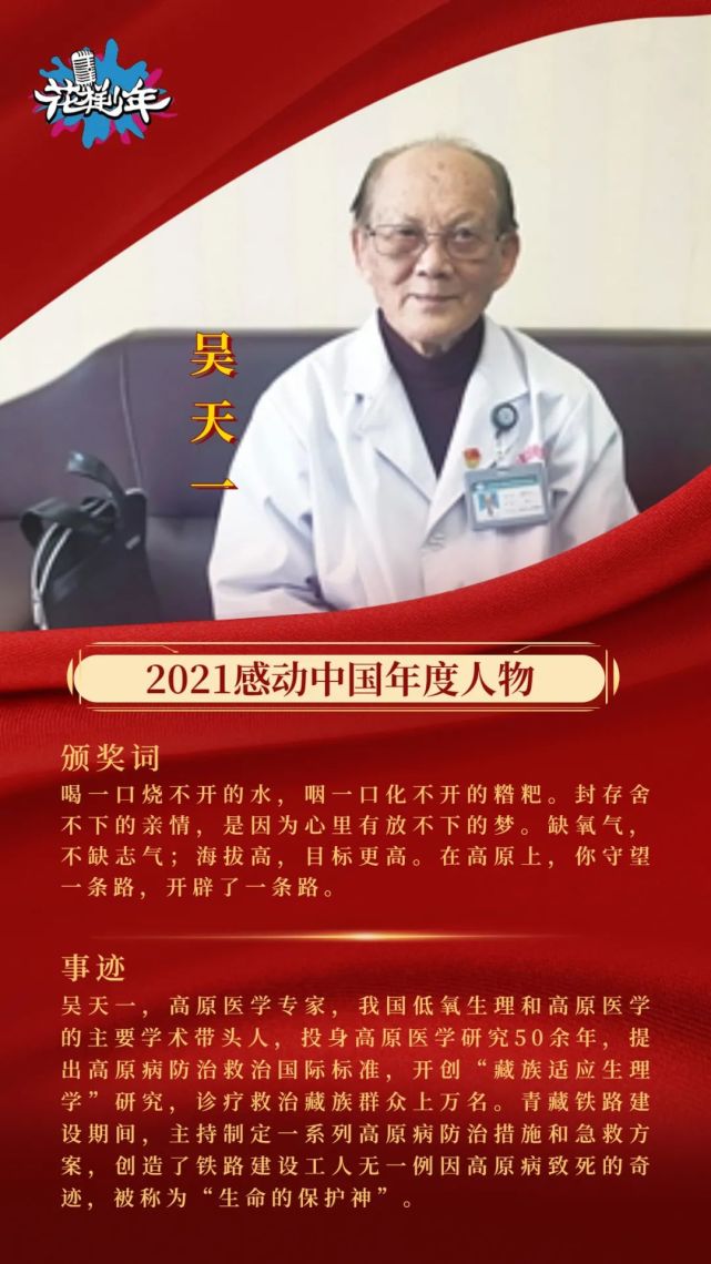 感动中国2021年度人物揭晓,这些颁奖词令人感动!