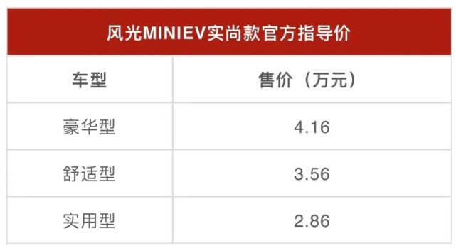 你也叫"miniev",起售价也不到3万元