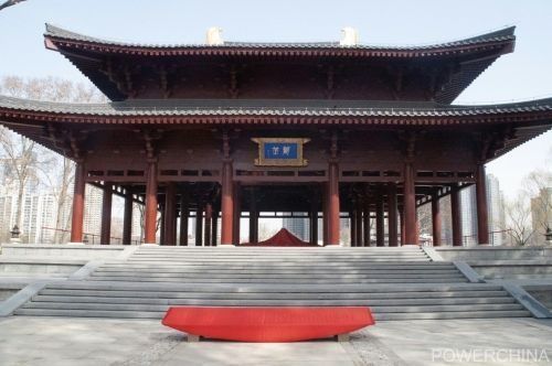 唐兴庆宫公园地标性建筑龙堂正式揭幕