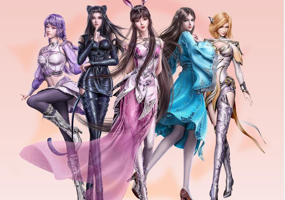 斗罗大陆女神节壁纸公开斗罗女团又增新成员小舞身材超越朱竹清