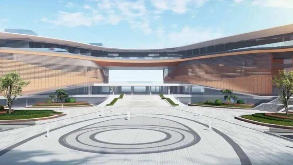 给力台州市天台文化中心正在穿上外衣预计10月完工