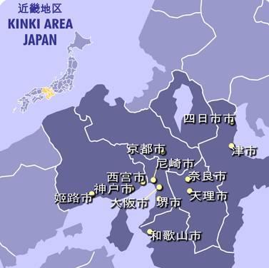 先說日本,日本的地理大區有這麼一個地區叫