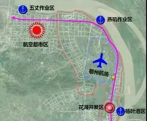 黄冈临空经济区地图图片