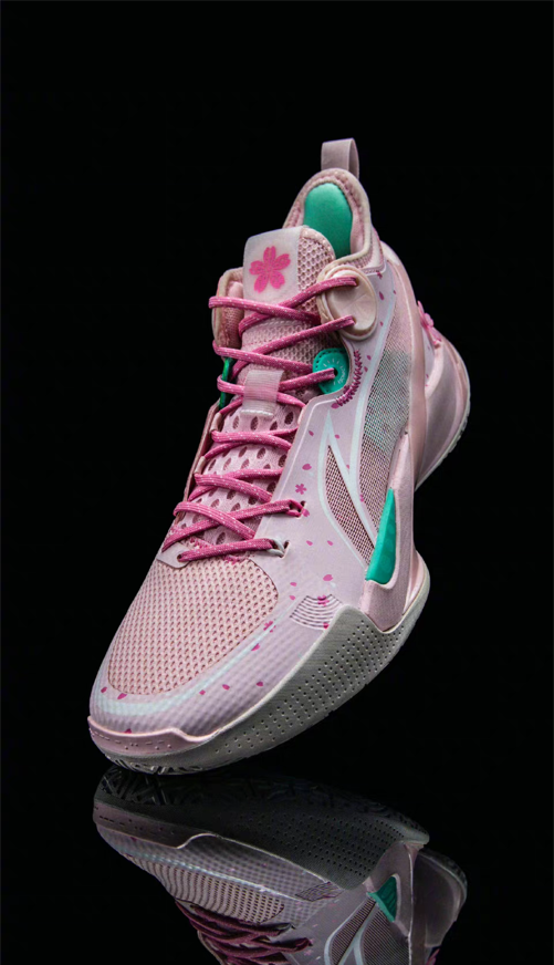 李宁音速十"樱花"发售!国产球鞋颜值巅峰?李宁放大招了!