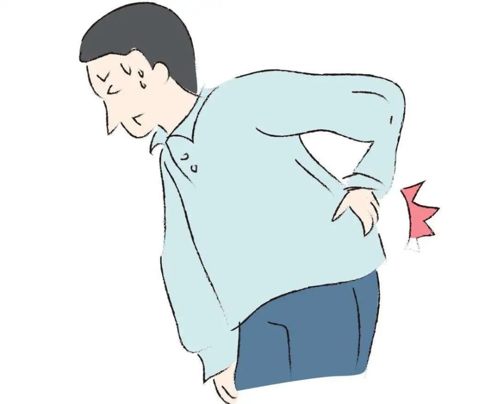 一般腰部一侧或两侧剧烈疼痛,持续不减,各方活动受限,深呼吸,咳嗽及