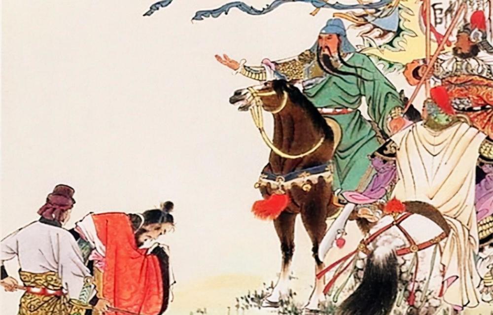 赤壁之战,曹操损失惨重,败走华容小道,关公严阵以待,曹兵甚是凄凉.
