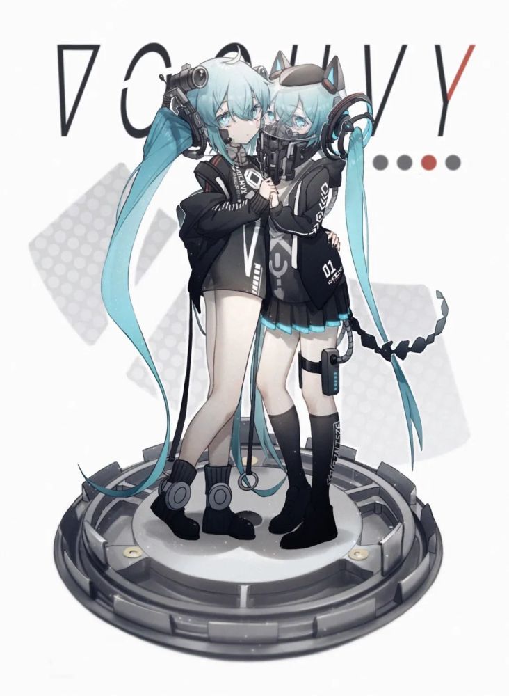 初音未来二次元壁纸合集太空机械科幻篇