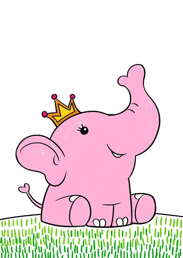 少儿美术课程推荐可爱的小象适合低年龄段学员