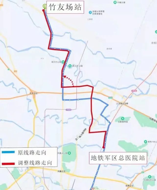 成都公交527路更名148路覆盖斑竹园