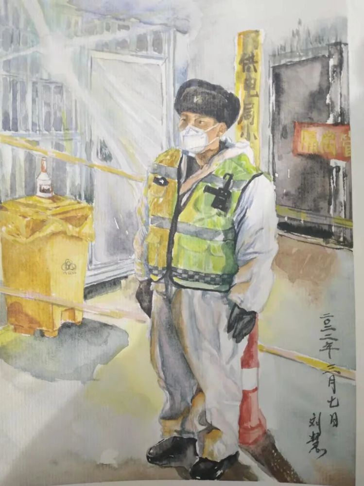 前不久市民刘慧来到执勤的卡点,看到民警不分昼夜的