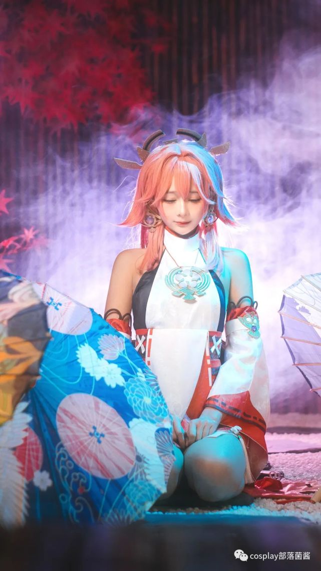 cos:原神八重神子cos正片@鱼子酱