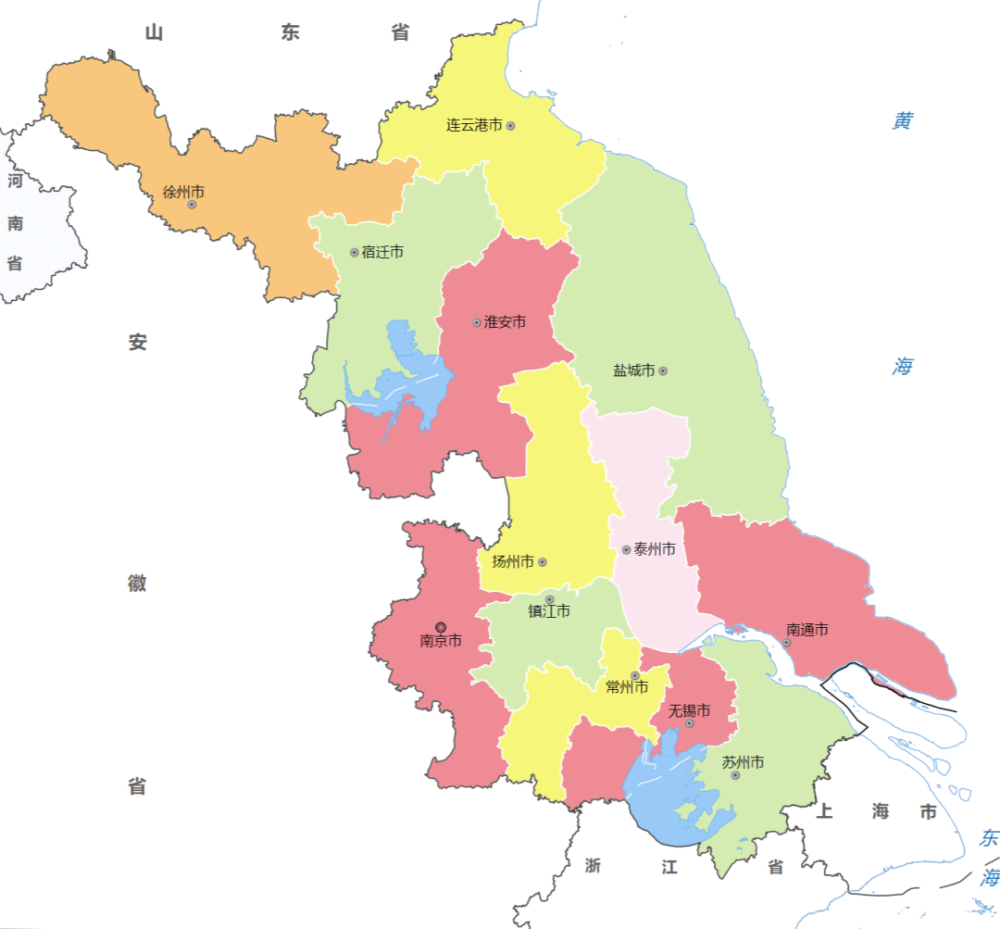 江苏省地图,图片来源于民政部官网截图交通优势江苏在交通方面的优势