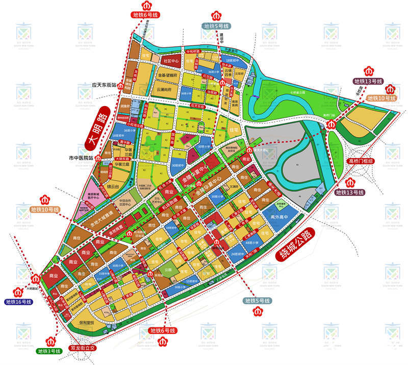 2022年南京南部新城中央生态住区及相关民生配套项目将全面启动建设