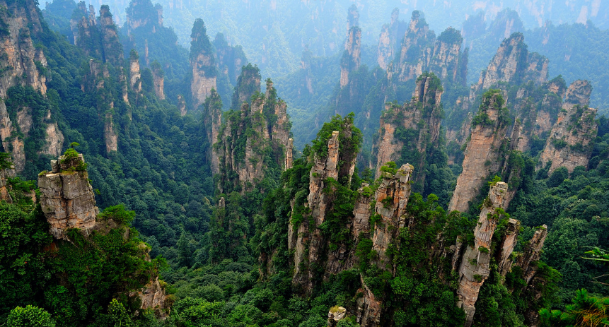 张家界天子山:谁人识得天子面,归来不看天下山_腾讯新闻