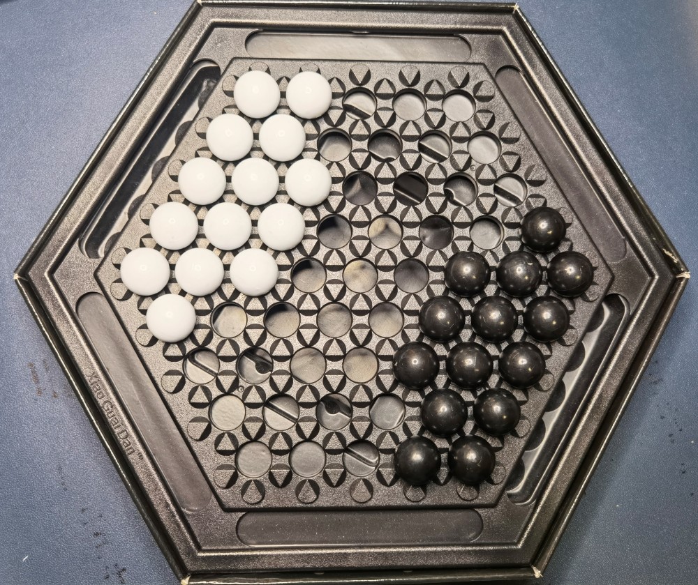 大力士棋abalone经典的二人对弈桌游
