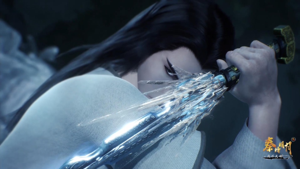 隐蝠不敌 狼狈逃窜万物凝冰 寒气四溢高渐离出场 水寒剑绽芒眼看将遭