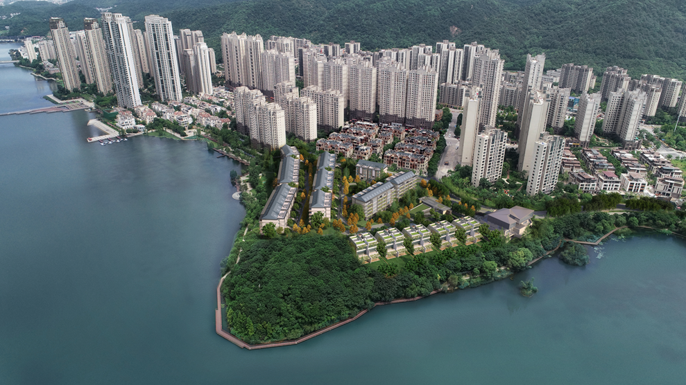 震撼梅溪湖一期临湖叠墅登场即竞藏房源告急
