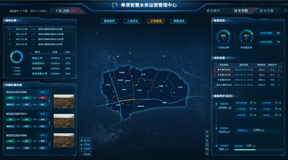 区动态数字治水智慧水务助力奉贤水环境治理