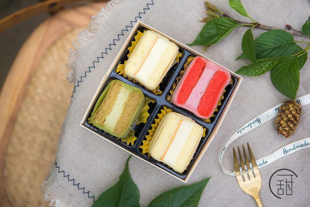 体4款像雪糕的慕斯本次课程将会教授大家4款不同口味的和风白玉卷制作