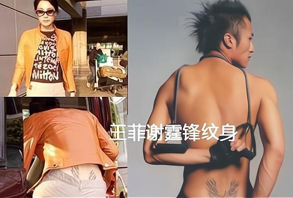 谢霆锋和王菲纠缠20年两人腰部纹着同样的图案都不肯洗掉