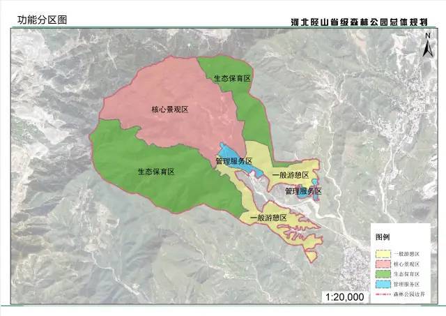 為太行山淺山區域,森林公園規劃範圍445