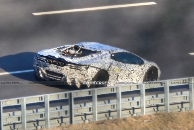 V12混动系统/2023年亮相兰博基尼Aventador继任车型谍照最速传说日语
