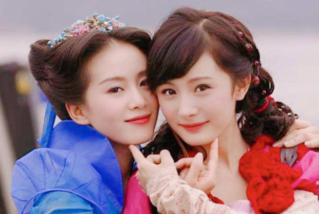 杨幂祝刘诗诗生日开心合作仙剑后关系好却没参加彼此婚礼