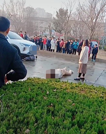 一女子被撞,倒地不起