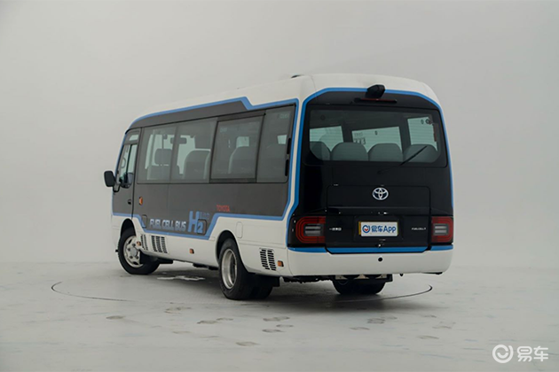 一汽丰田柯斯达氢擎实车曝光定位氢燃料客车