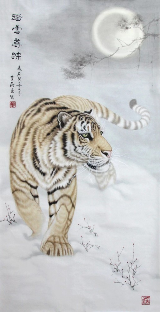 工笔画家李树东的动物画作品欣赏