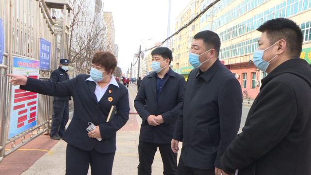 刘淼群督导检查学校疫情防控工作