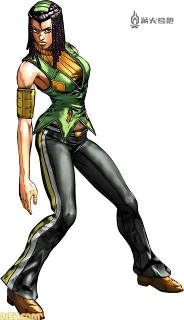 空条徐伦,艾梅斯,安娜苏,普奇《jojo的奇妙冒险 石之海》(第六部)