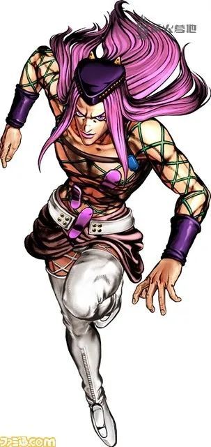 空条徐伦,艾梅斯,安娜苏,普奇《jojo的奇妙冒险 石之海》(第六部)