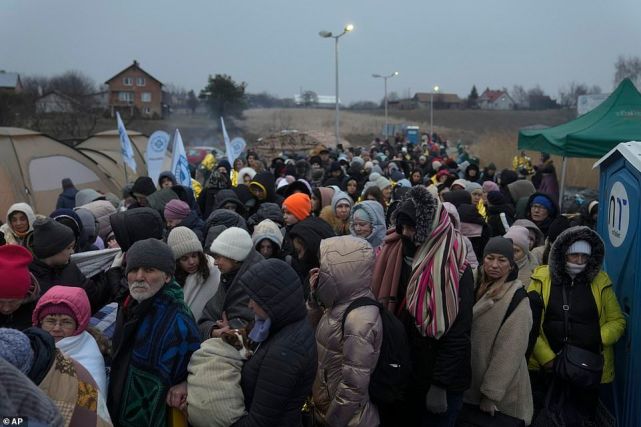 乌克兰难民现状图片