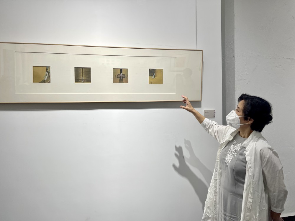 灼灼其華鄒莉女性繪畫60年特展在新石灣美術館開幕情鑄工筆開創先河繪