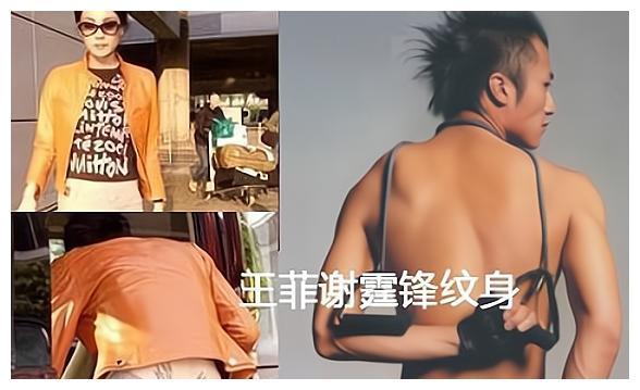 谢霆锋和王菲腰部纹着同样的图案两人都不肯洗掉