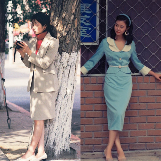 讲真,7,80年代妈妈们的审美,绝了!裤永远过踝,衣穿紧不穿松_腾讯新闻