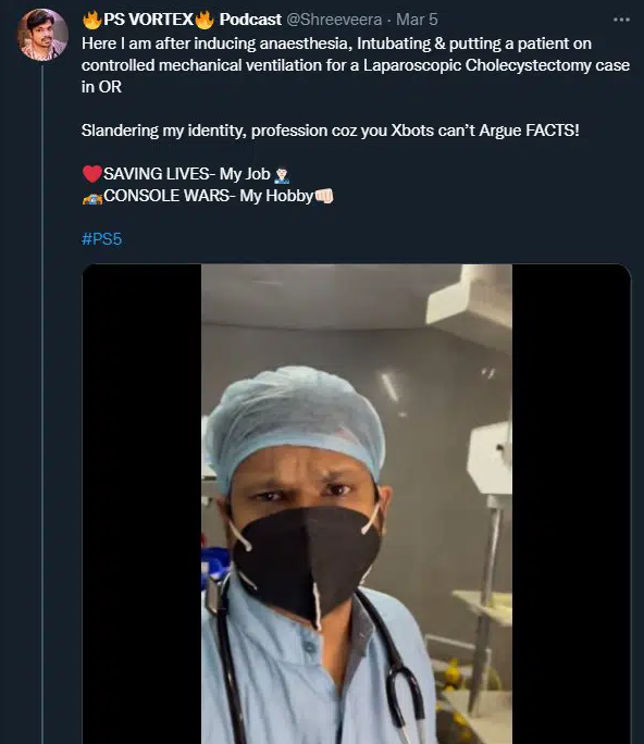 因在手术室里参与主机论战印度一名医生遭到全网围攻