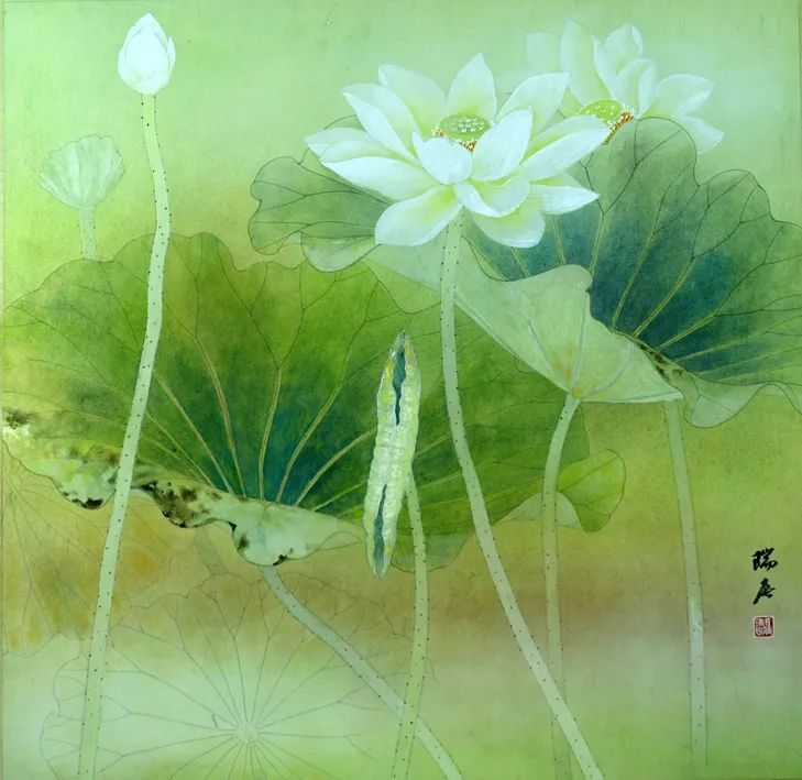 聂瑞辰墨绘万物中国当代名家书画四条屏鉴赏大展