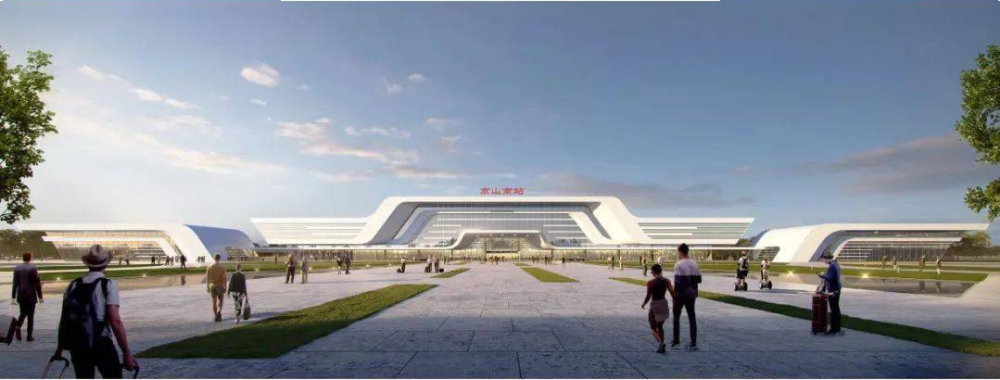 9公里设线路所后新建线路向西,经汉川,天门,钟祥,京山,荆门,当阳至