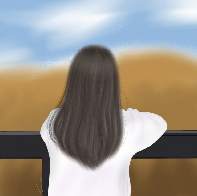 气质女生背影头像,让人着迷的神秘感插图16