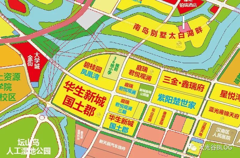 武汉经济技术开发区(汉南区)教育局申报纱帽街坛山片规划小学规划