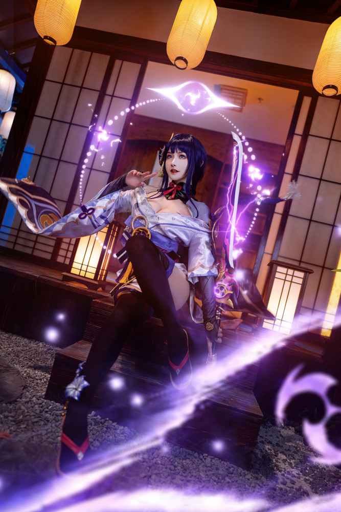 原神雷电将军cosplay